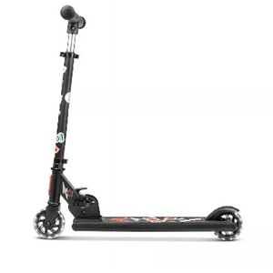 Stixit Kick Scooter with LED Wheels and Stickers, Adjustable Height Jetson New